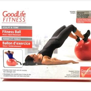Unisex Yoga Exercise Ball Gym Pilates Balance 55CM
